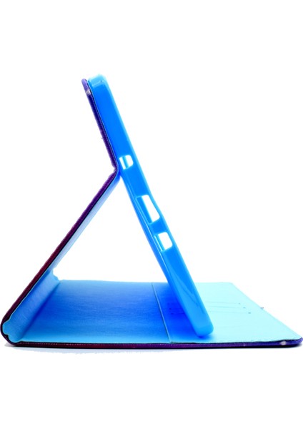 Samsung Tab A 10.1(2016)T580 T585 ve Bohem Desenli Cüzdan Deri Desenli Standlı Tablet Kılıfı (Yurt Dışından)