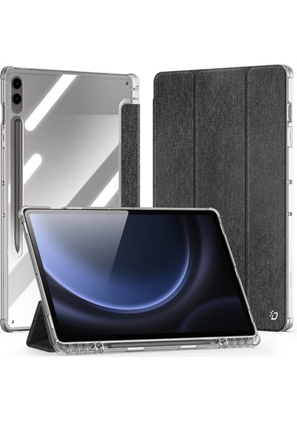Samsung Galaxy Tab S10 Plus TPU PC Deri Tablet Kılıfı (Yurt Dışından)