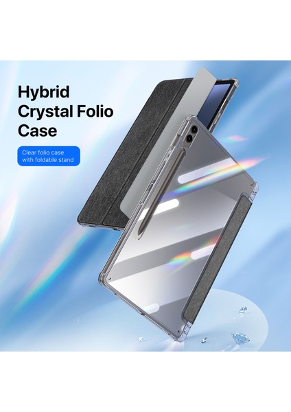 Samsung Galaxy Tab S10 Plus TPU PC Deri Tablet Kılıfı (Yurt Dışından)