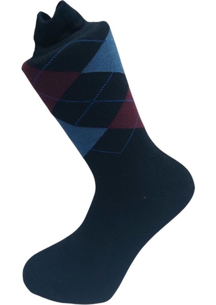 4'lü Ekose Dikişsiz Pamuk Erkek Çorap modelleri