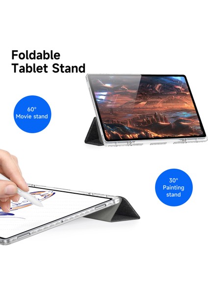Samsung Galaxy Tab S10 Ultra s9 Ultra s8 Ultra TPU PC Deri Tablet Kılıfı (Yurt Dışından)