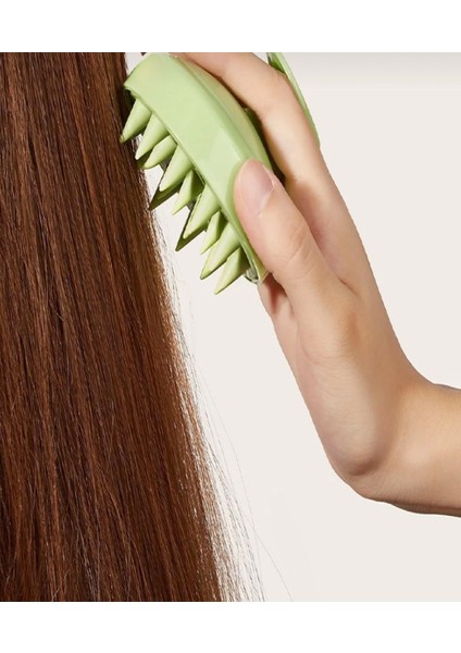 Silikon Kafa Masajı Saç Yıkama Fırçası Fırçası fiyatları