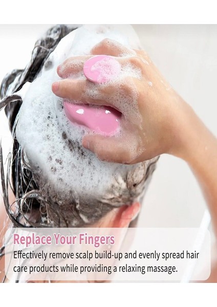 Silikon Kafa Masajı Saç Yıkama Fırçası Fırçası fırsatları