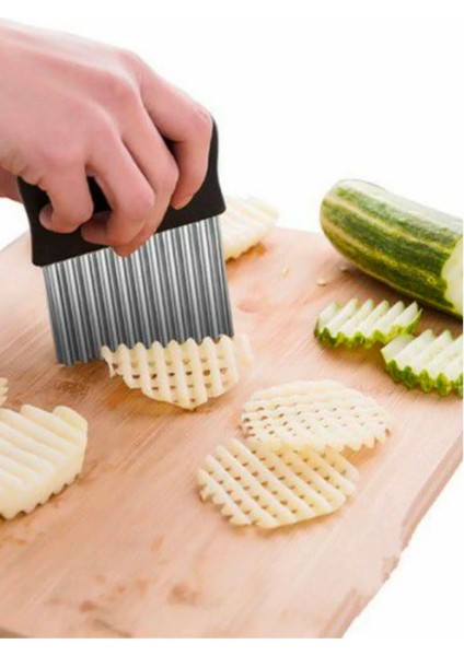 Tekno Trust Cips Patates Doğrayıcı Chips Chopper Şekilli Sebze ve Meyve Dilimleyici
