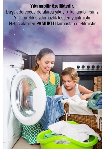 Yıkanabilir Bebek ve Çocuk Için Bez Üstü Slip Hasta Mesane Emici Külot