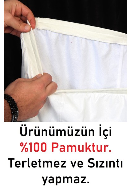 Pamuk Yeni Nesil Yıkanabilir Lastikli Hasta Külotu Slip Mesane Külotu Emici Külot Xs
