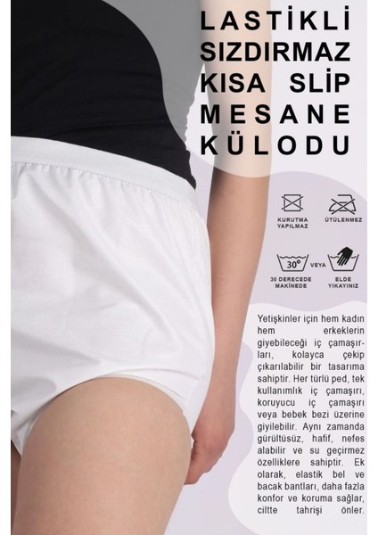 Paçalı Kısa ve Uzun Model Birlikte Emici Külot Hasta Emici Mesane Külot Sızdırmaz