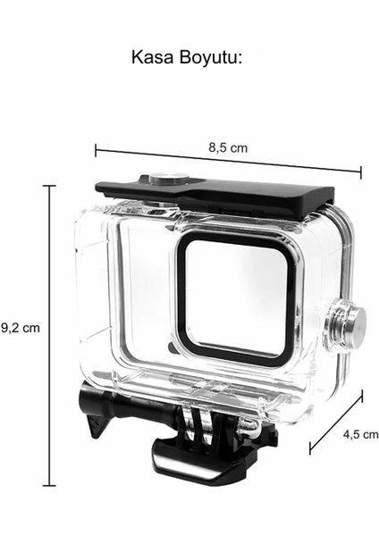 MF-GA215 Gopro Hero 9 10 11 12 Black Housing