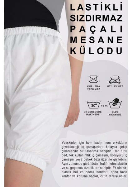 Xlarge Beden - Paçalı Kısa ve Uzun Model Birlikte Emici Külot Hasta Emici Mesane Külot Sızdırmaz modelleri