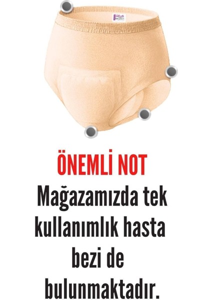 Yıkanabilir Paçalı Hasta Emici Külot indirimleri