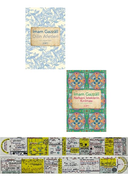 Dilin Afetleri - Nefsani İsteklerin Kırılması 2 Kitap - İmam Gazzali - Matematik Öğreten Cetvel