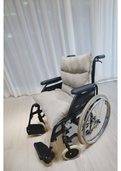 Bej Renk Tekerlekli Sandalye Minderi Kalite Tekerlekli Sandalye Minderi Sandalye Minderi