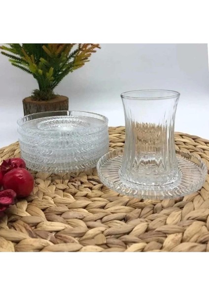 Elysia Çay Bardağı Riva Çay Tabak Seti 12 Parça modelleri