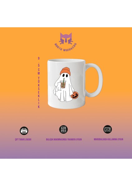 Ghost Latte Baskılı Kupa