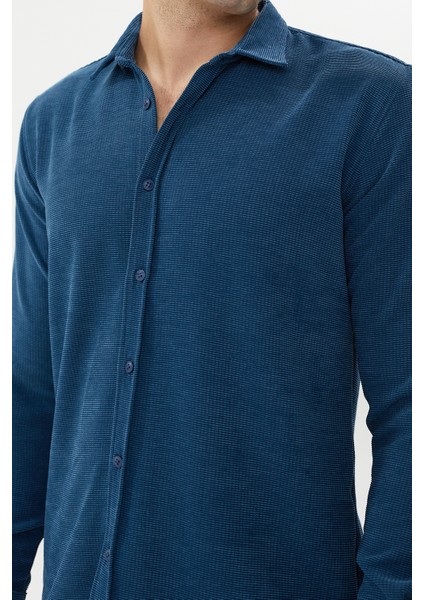 Eg 1888 Kendinden Dokulu Gofre Erkek Gömlek fiyatları