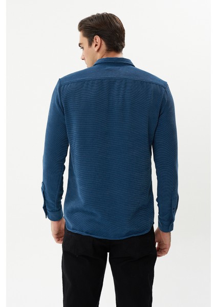 Eg 1888 Kendinden Dokulu Gofre Erkek Gömlek indirimleri