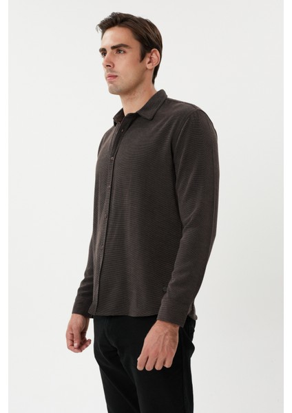 Eg 1888 Kendinden Dokulu Gofre Erkek Gömlek fiyatları