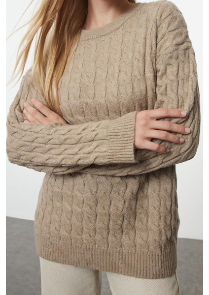 Stil Modern Kadın Regular Standart Kol Bisiklet Yaka Couple Yumuşak Dokulu Basic Triko Kazak