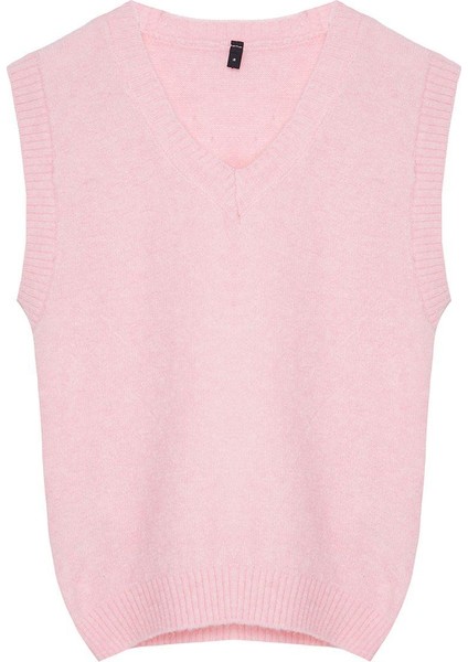 Stil Modern Kadın Regular Standart Kol V Yaka Yünlü Triko Süveter modelleri