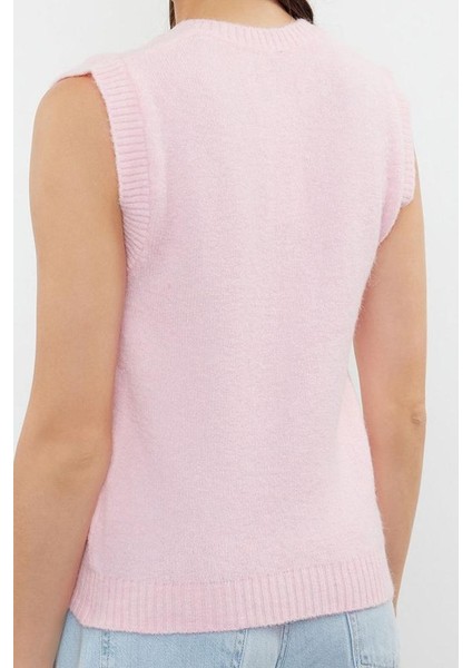 Stil Modern Kadın Regular Standart Kol V Yaka Yünlü Triko Süveter fırsatları