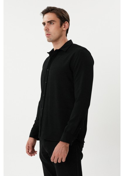 Eg 1888 Kendinden Dokulu Gofre Erkek Gömlek fırsatları