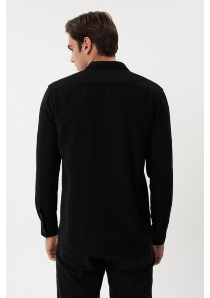 Eg 1888 Kendinden Dokulu Gofre Erkek Gömlek indirimleri