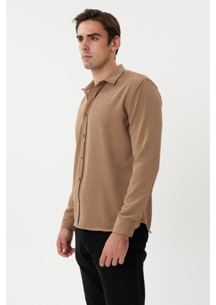 Eg 1888 Kendinden Dokulu Gofre Erkek Gömlek fiyatları