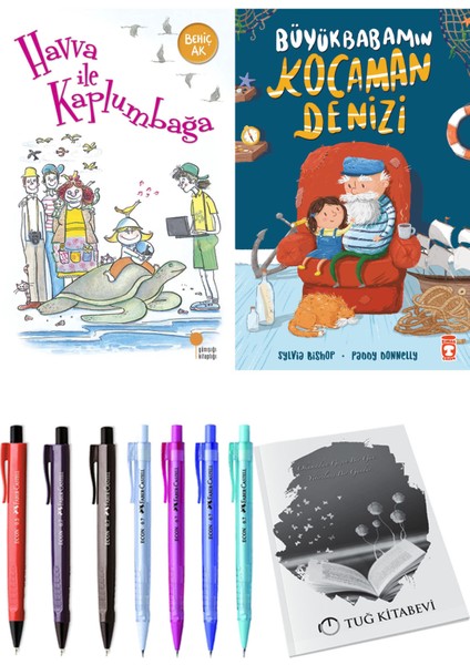 Büyükbabamın Kocaman Denizi ve Havva ile Kaplumbağa 2'li Set - Kalem