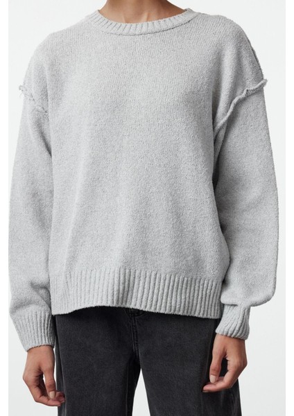 Stil Modern Kadın Regular Standart Kol Bisiklet Yaka Geniş Kalıp Basic Triko Kazak modelleri