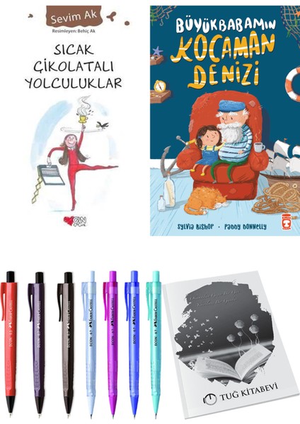 Büyükbabamın Kocaman Denizi ve Sıcak Çikolatalı Yolculuklar 2'li Set - Kalem