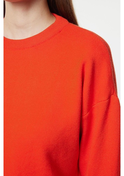 Stil Modern Kadın Regular Standart Kol Bisiklet Yaka Geniş Kalıp Basic Özel Iplik Triko Kazak indirimleri