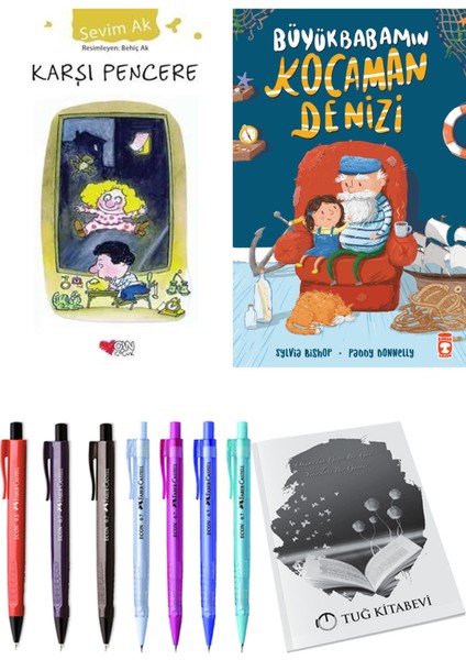 Büyükbabamın Kocaman Denizi ve Karşı Pencere 2'li Set - Kalem