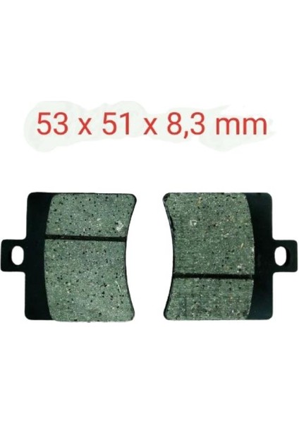 Arka Fren Disk Balatası Volta Apec Apx5 150 - Proostreet 125