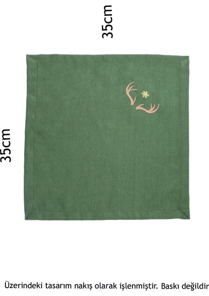 Kumaş Mendil Christmas Tasarım Yılbaşı Peçete fiyatları