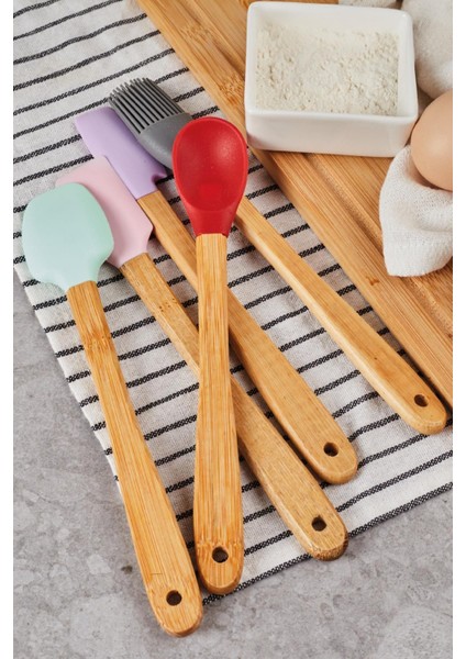 Çok Renkli Silikon Spatula 21 cm, Mutfak Aleti, Pratik ve Dayanıklı fiyatları