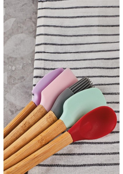 Çok Renkli Silikon Spatula 21 cm, Mutfak Aleti, Pratik ve Dayanıklı modelleri
