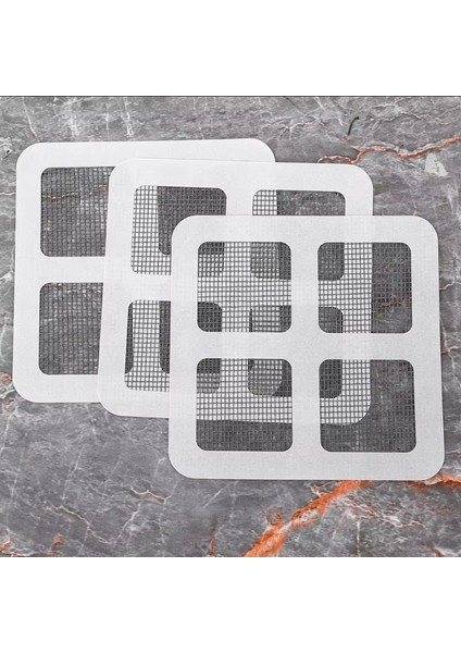 5 Adet 9X9CM Mutfak Lavabo Süzgeci, Lavabo Tıkanıklık Önleyici, Yapışkanlı Süzgeç, Saç&kıl Toplayıcı