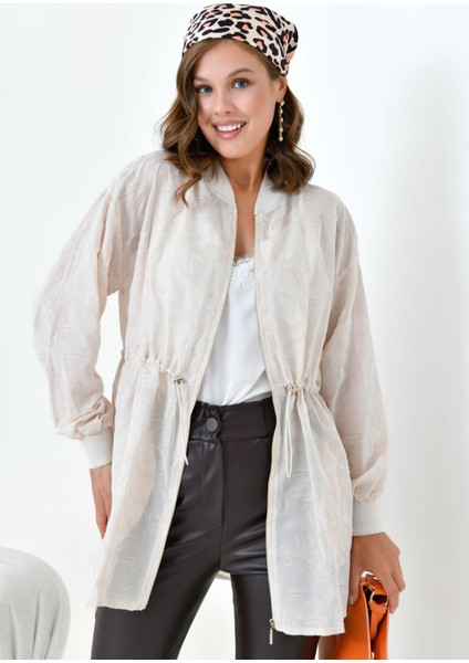 Bayan Kesme Cap Beige
