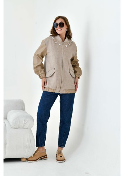 Kadın Kaşe Kaban Beige fiyatları