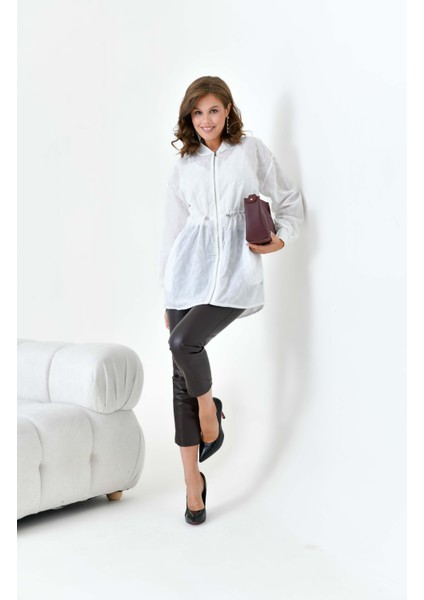 Bayan Kesme Cap Ekru