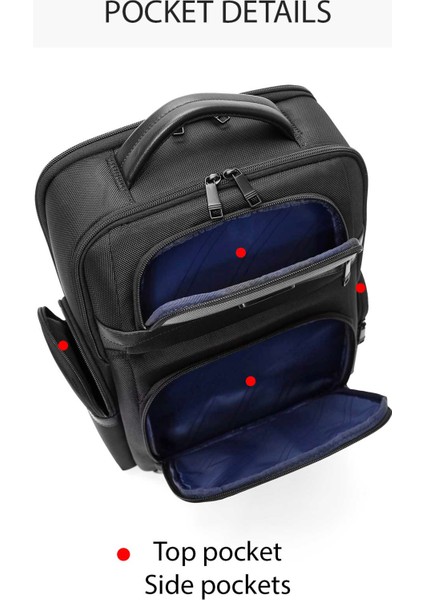 Erkek Siyah Kumaş Sırt Çantası 24WBD30026F indirimleri