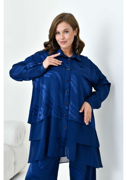 Kadın Jakar Takım Lacivert modelleri