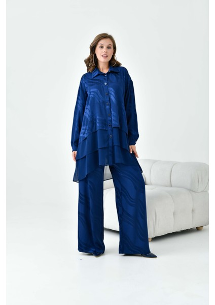 Kadın Jakar Takım Lacivert indirimleri