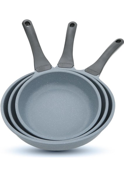| Tava Seti | 3 Parça | 20cm-24cm-28cm | Açık Gri