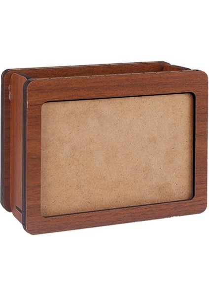 Kişiye Özel Ahşap Çift Taraflı Fotoğraflı Kalemlik fırsatları