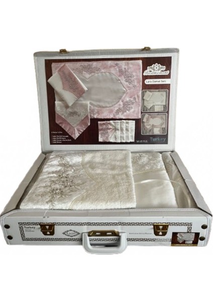 Kasso Damat Seccade Seti 4 Pcs Krem