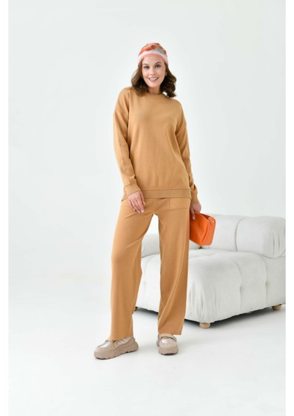 Kadın Düz Basic Ikili Takım Bisküvi