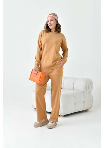 Kadın Düz Basic Ikili Takım Bisküvi modelleri