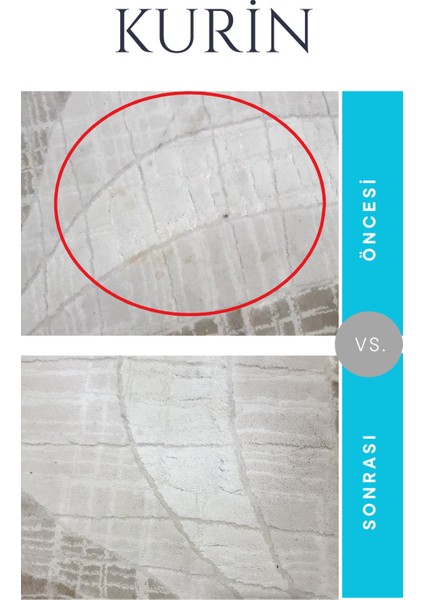 Kurin Çok Amaçlı Güçlü Formüllü Leke Çıkarıcı, 750ML x 2 Adet, Halı, Kilim, Perde, Koltuk, Kumaş, Kıyafet, Metal, Ahşap, Araç, Yağ, Kir, Leke, Pas, Sarı Leke, Leke Çıkarıcı
