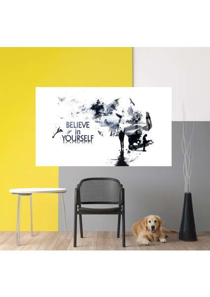 Motivasyon Cam Tablo, Kaligrafi, 3d Dekoratif Baskı indirimleri